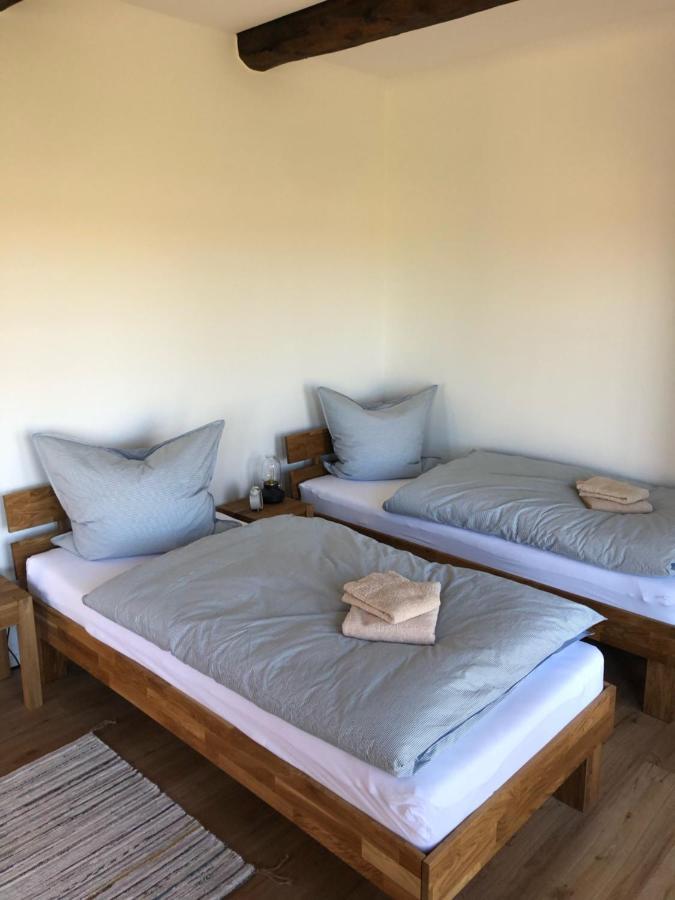 Altes Backhaus Bauernhof Vogel Apartman Rohrsen Kültér fotó