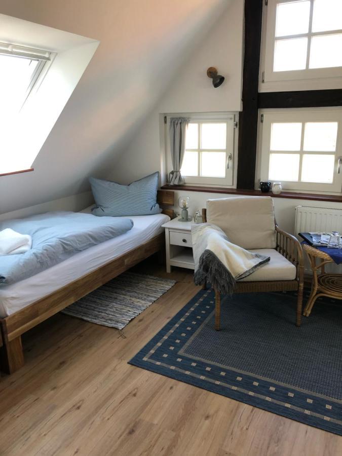 Altes Backhaus Bauernhof Vogel Apartman Rohrsen Kültér fotó