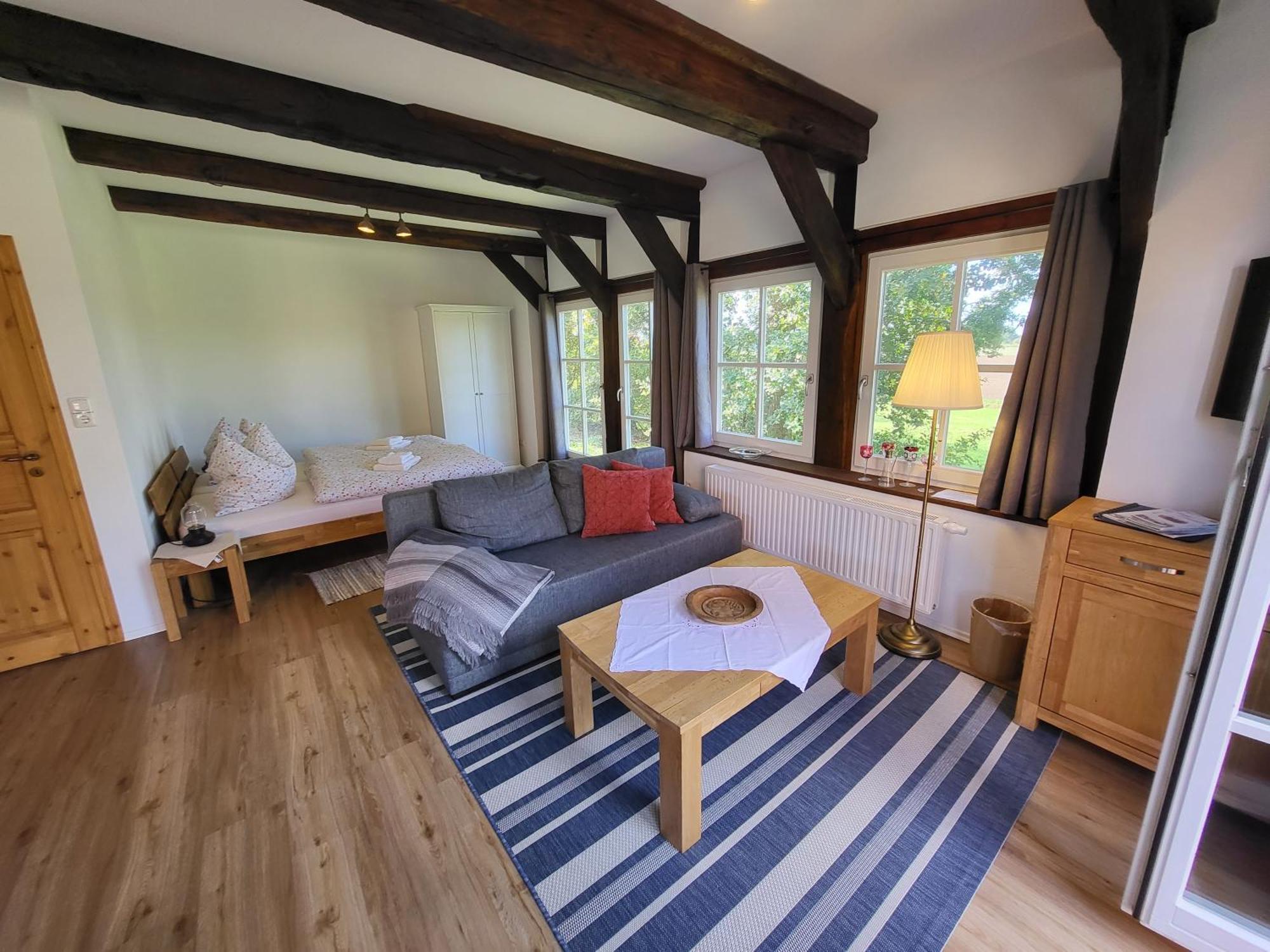Altes Backhaus Bauernhof Vogel Apartman Rohrsen Kültér fotó