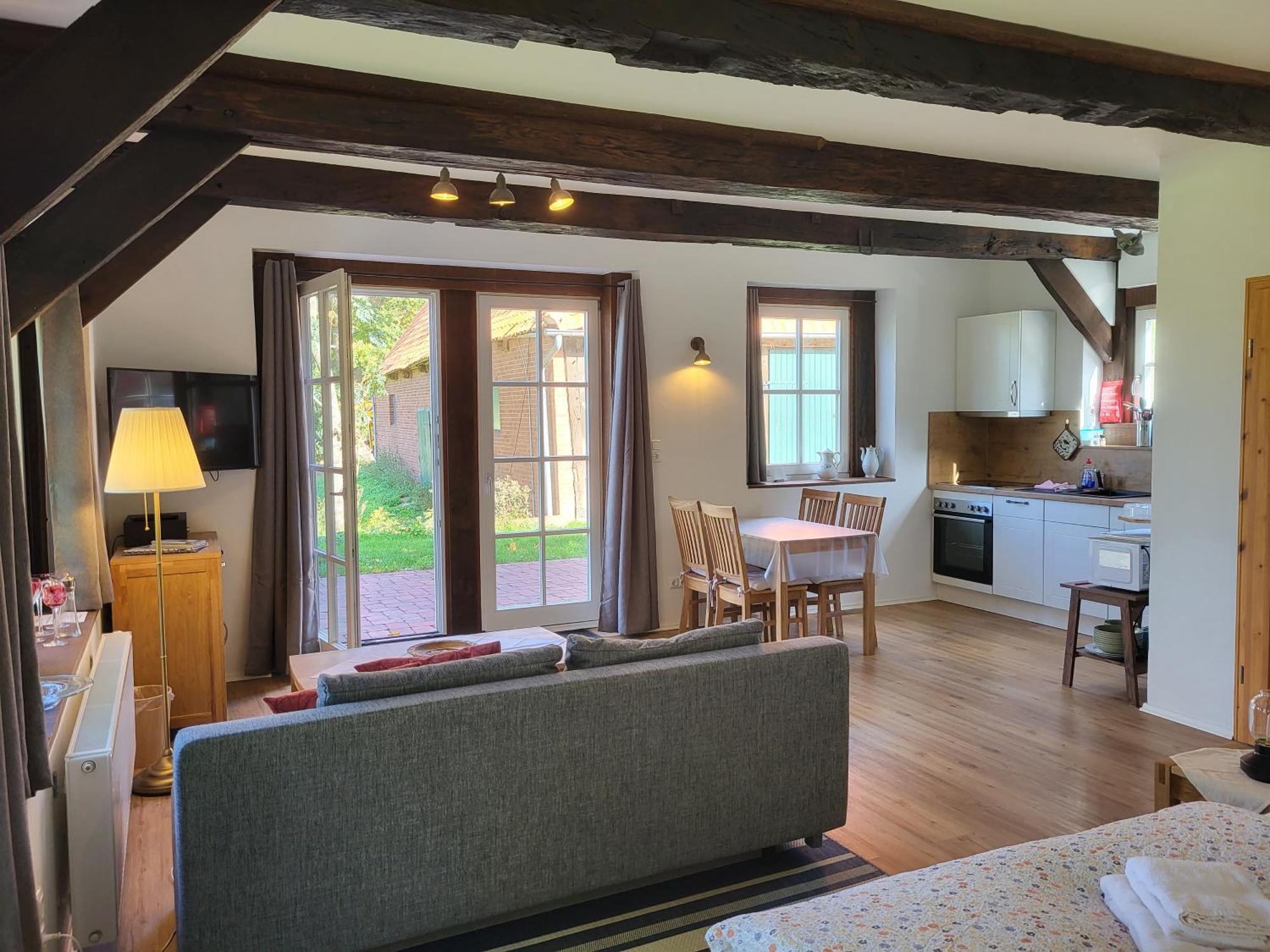 Altes Backhaus Bauernhof Vogel Apartman Rohrsen Kültér fotó