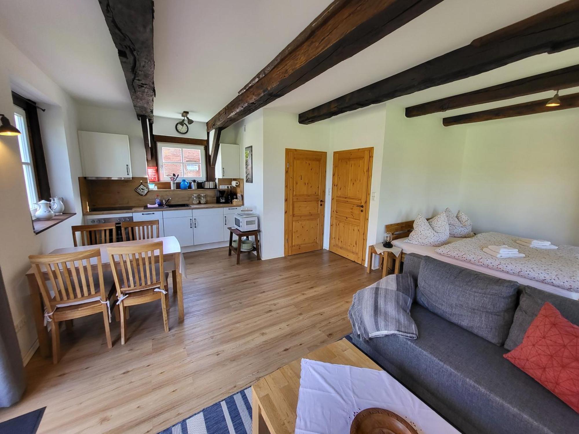 Altes Backhaus Bauernhof Vogel Apartman Rohrsen Kültér fotó